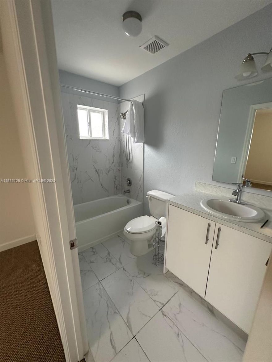 Welcome to this beautifully designed 4-bedroom, 3-bathroom home featuring two master bedrooms – one conveniently located on the first floor, perfect for guests or multi-generational living. With 1,730 sq. ft. of living space, this home offers a bright and open layout ideal for both relaxation and entertaining. Step outside to a covered back patio, perfect for hosting gatherings or enjoying quiet evenings outdoors. Move-In: 1st, last & security + background check, credit report, and 4 pay stubs (or bank statements if self-employed). Small dog ok.