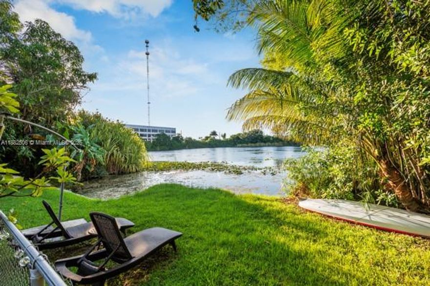 Lovely tranquil setting provided with this gated waterfront Pool home.
As you enter this home, you will be greeted with many windows, providing substantial natural light. 
This home offers a spectacular open floor plan, inclusive of an updated large kitchen. Bathrooms have both been updated, offering a modern feel in a traditional style home. Garden backyard area is spectacular with  the option to kayak, canoe or paddleboard. Mature, extensive landscaping contributes to the privacy offered in the garden and Lanai area of this Pool home.  Close proximity to both Miami and Fort Lauderdale international airports. Nearby ports include port of Miami and Port Everglades. Upscale shopping,offered with Aventura only minutes away. Nearby beaches include Hollywood and Sunny Isles