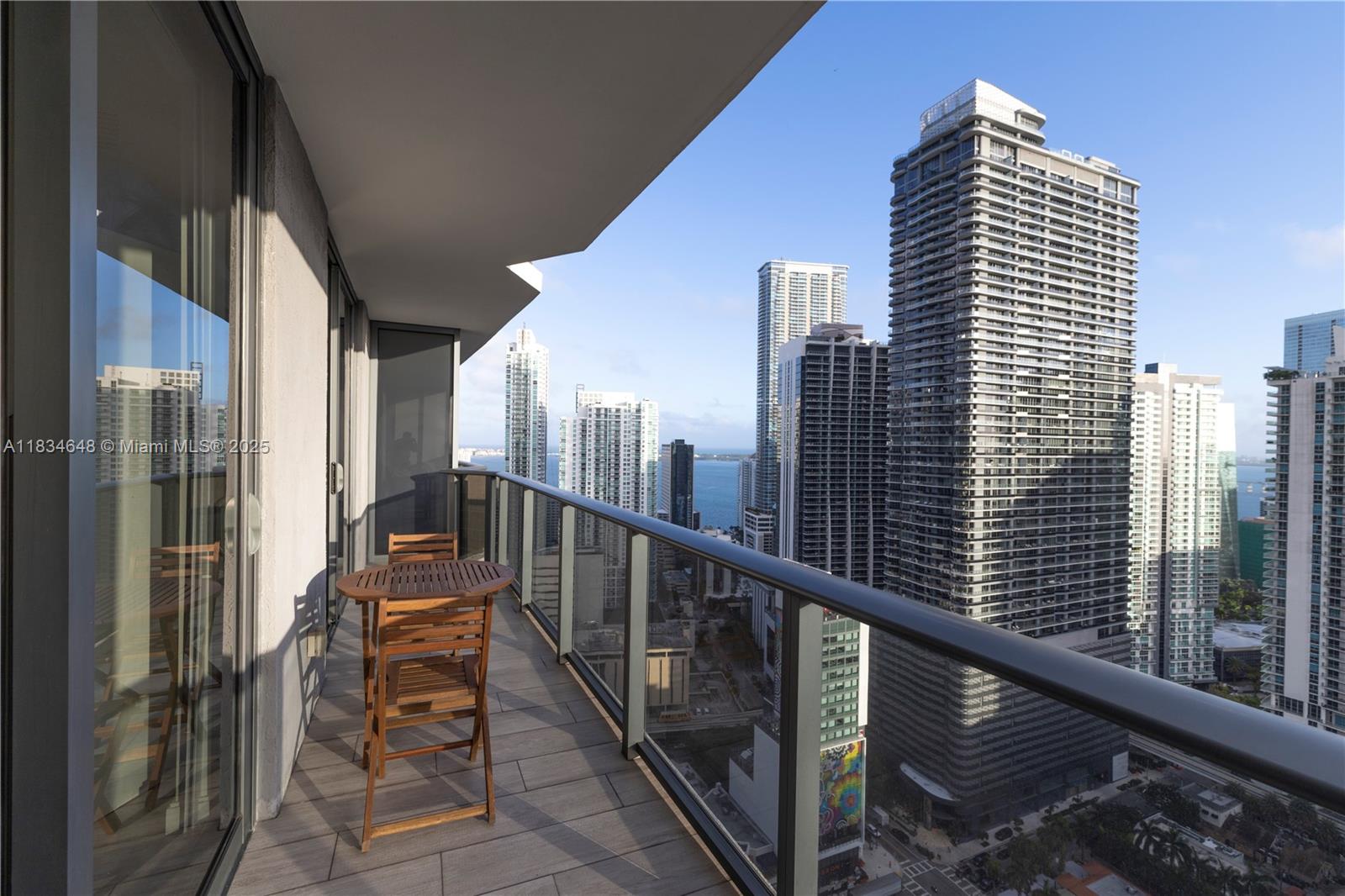 Beautiful turnkey 1-bedroom, 2 full bathrooms plus den, located in the heart of Brickell. This updated modern unit features a top-of-the-line kitchen, king-sized bed, walk-in closet, and a balcony with stunning city skyline views. Enjoy the rooftop pool with ocean views, recreational areas, spa, jacuzzi, urban gardens, game room, putting green, and more. The building offers 24/7 security and concierge services. HOA includes internet, cable, water, and a valet parking spot. Brickell Heights is perfectly situated in the center of nightlife, restaurants, and shops, providing the ultimate upscale Miami lifestyle. The unit comes fully equipped with kitchenware, basic spices, bathroom toiletries, and more.