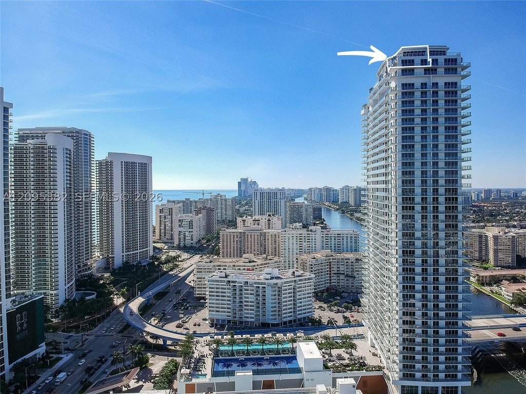 Photo of 4010 S S Ocean Dr #T4301-PENTHOUSE, Hollywood, FL 33019 (MLS # A12095382)