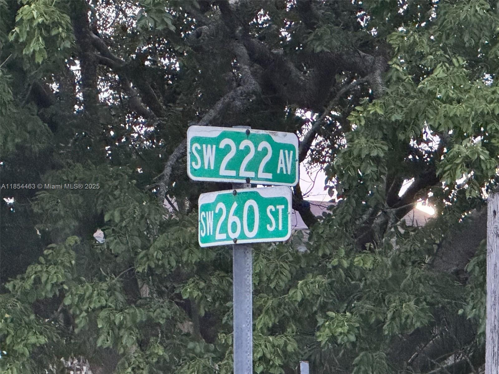 This is one of two contiguous 2.5 acre lots, totaling 5 acres and being sold together. They are located on the NE corner of SW 222 ave and 260 st, and currently planted with Papaya. There is no fence or electrical on site, but service is near. The properties are zoned GU and designated AU on the 2030 – 2040 Comprehensive Development Master Plan, which allows residential use on 5 acres. The lots will not be sold individually, the list price is per lot. Everything on the land belongs to the current tenant. The other lot 30-6829-000-0180, MLS#A11854492. All information is believed credible, but the buyer must verify.