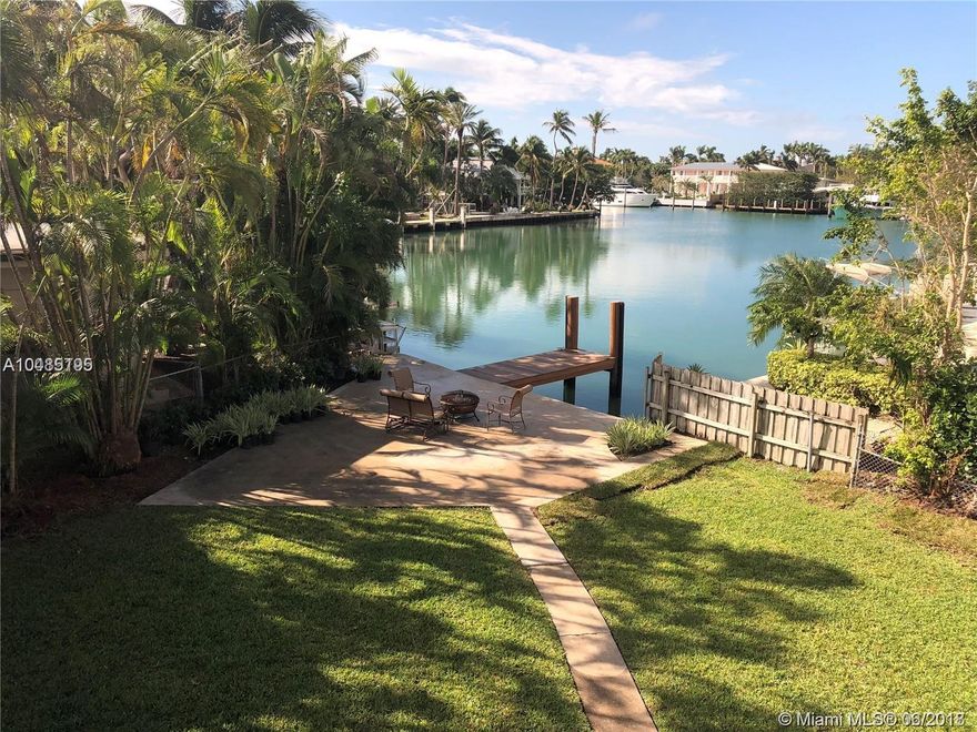 NEW PRICE. BEST PRICED WATERFRONT LOT ON KEY BISCAYNE

Large wtrfrnt, corner lot on prestigious Harbor Drive. Expansive view over serene/secluded lagoon. Enjoy the company of manatees and dolphins in your backyard with a sunset backdrop. Direct access to beautiful Biscayne Bay with no fixed bridges. Recent improvements to property include refinished and restored original terrazzo floors, completely remodeled kitchen with new stainless steel appliances, exterior and interior paint job, new landscaping, renovated dock with brazilian ipe wood, front porch/deck with brazilian ipe wood.  Build your dream home, add on or live in this beach cottage style home.  Key Biscayne was recently ranked the 'best place to live' in the state of FLA.  24hr notice. See Matterport virtual tour link attached.