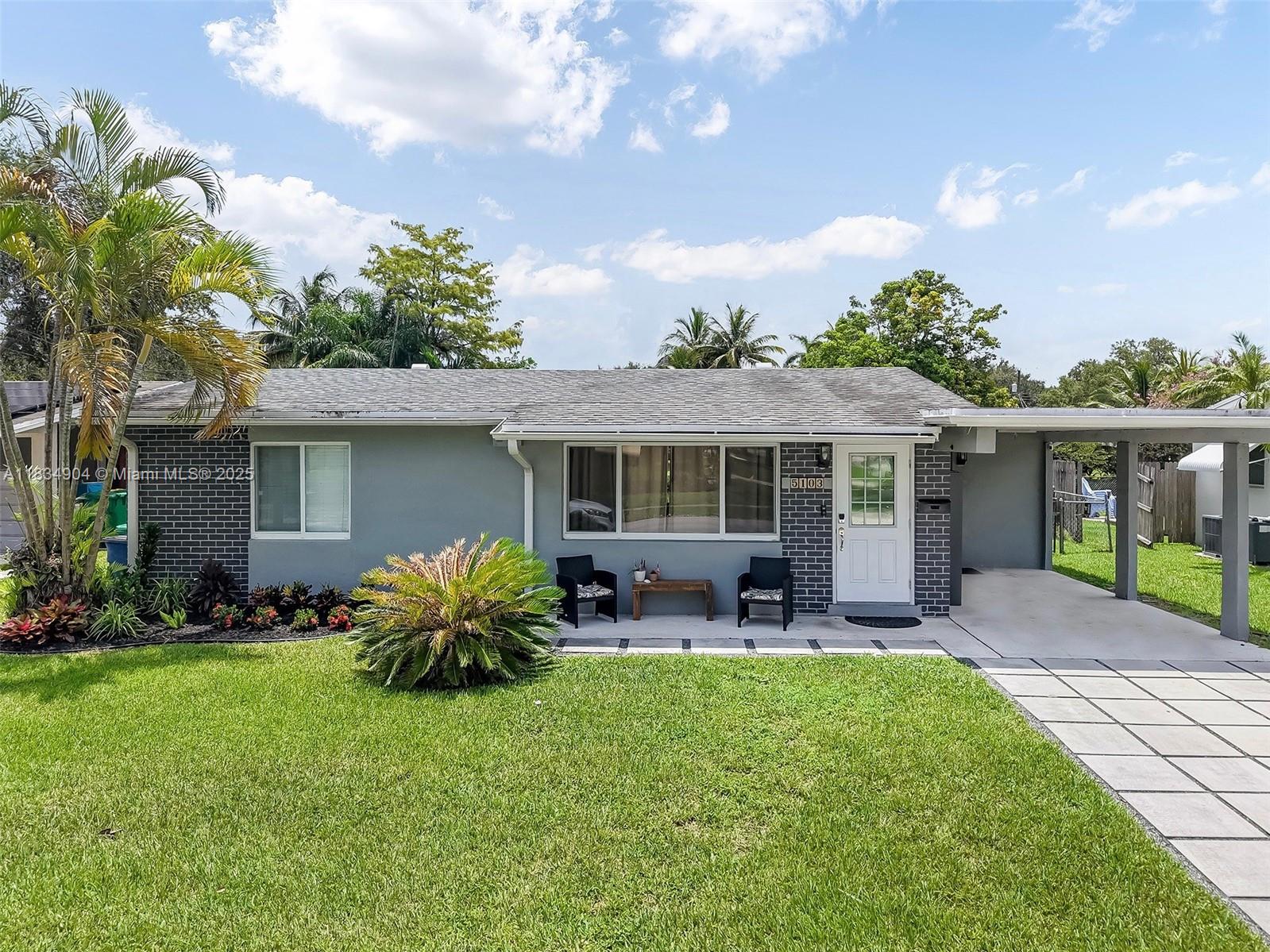 **A MUST SEE** This beautifully maintained 3-bedroom, 2-bathroom home offers a desirable split floor plan, providing privacy and comfort for both the large primary ensuite & additional bedrooms, which are are spacious and share a full bathroom. Outside, enjoy the huge waterfront lot—perfect for outdoor living, gardening, or future expansion with plenty of room to add a pool, build your dream backyard oasis, or even create additional entertaining areas! Whether you're looking to relax or entertain, this home offers the space and layout to make it all possible. Don’t miss the opportunity to own this versatile property with endless potential! MLS reads incorrectly, living space is 1,260 not 1,169..No HOA, Roof was replaced in 2019, main AC is from 2023 & hurricane impact throughout!!