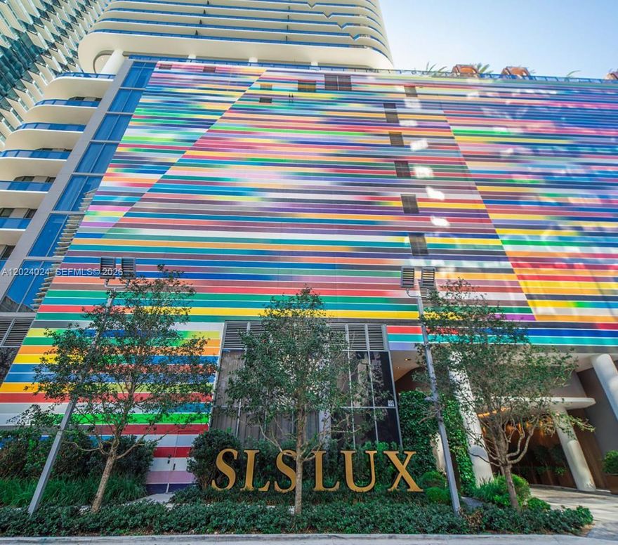 Live the luxury, experience the magic, and embrace the exclusive lifestyle that only SLS LUX Brickell can offer. Welcome to one of Miami’s most prestigious resort-style residences, perfectly located in the heart of Brickell’s Financial District. This stunning 2BR/2BA smart home offers the ultimate combination of luxury, lifestyle & location. Private elevator & foyer entry lead into a sophisticated residence featuring LED lighting, electric shades, impact windows, elegant tile flooring, and a spectacular wraparound balcony with partial Bay, River & City skyline views. Designer kitchen equipped with premium Wolf appliances, Italian cabinetry & quartz countertops. Includes 2 covered parking spaces (1 lift). Indulge in world-class resort-style amenities: state-of-the-art fitness center, rooftop pool, luxury spa with beauty services, sauna, pool deck with bar & cabanas, tennis courts, outdoor lounges, activity room, children’s playground, rock climbing wall & putting green.
Walk to Brickell City Centre, Mary Brickell Village, top restaurants, cafés, bars & nightlife. Minutes from Wynwood, Design District, South Beach & Miami International Airport.
More than a home — this is the Miami luxury lifestyle at its finest. Your dream residence awaits at SLS LUX Brickell.