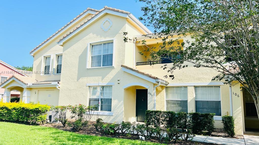 Discover this bright and airy 1-bedroom, 1-bathroom condo in the highly sought-after Belmont II at St. Lucie West! Conveniently situated on the second floor, this condo features a fresh neutral paint palette and new wood laminate flooring throughout. The spacious kitchen is equipped with stainless steel appliances and ample cabinet space. Enjoy the convenience of a new full-size washer and dryer in the in-unit laundry room. The master bedroom boasts two walk-in closets and a spacious bathroom. Relax on the open balcony with its lovely views. Belmont II is a gated community offering exceptional amenities, including a swimming pool, tennis courts, a car wash area, a business and media center, and on-site management. Perfectly located near I-95 and various commercial centers!