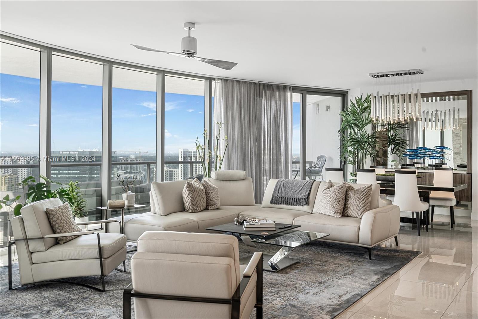 Property for Sale at 100 E Las Olas Blvd 2603, Fort Lauderdale, Broward County, Florida - Bedrooms: 3 
Bathrooms: 4  - $2,295,000