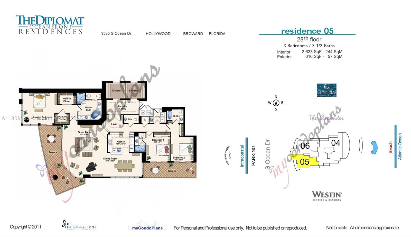 DIPLOMAT OCEANFRONT RESID - Residential Lease