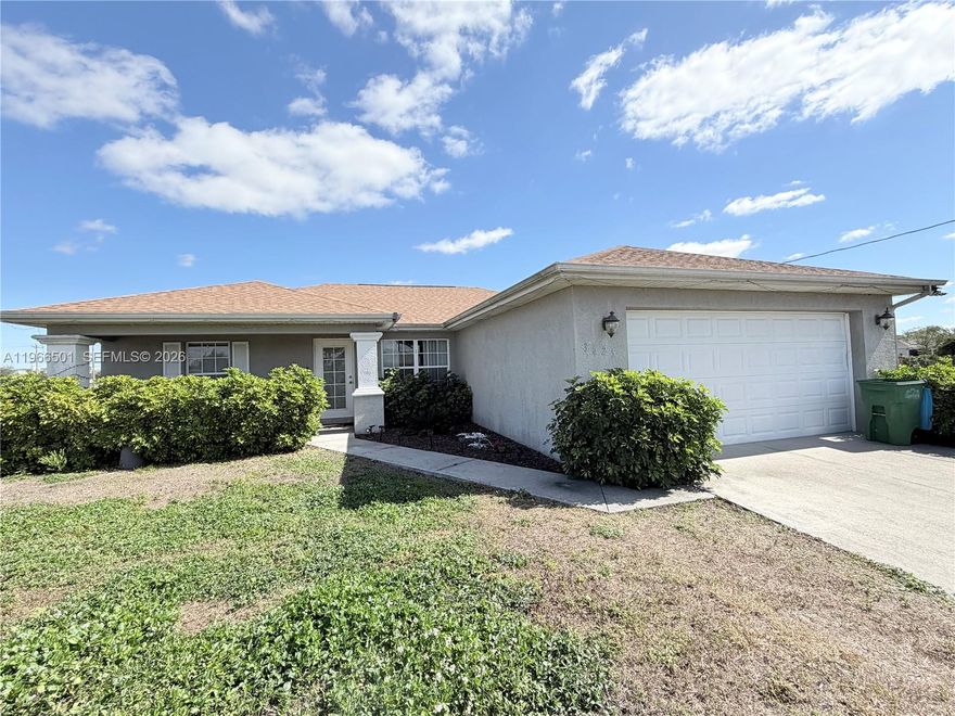 Beautifully maintained home in one of the most desirable areas of Cape Coral. Built in 2006, this property offers 3 spacious bedrooms, 2 full bathrooms, and a double-car garage. The motivated seller makes this an incredible opportunity. Don’t miss your chance to own a wonderful home in a prime location, schedule your showing today!