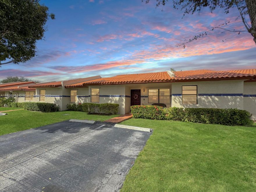 Welcome to your dream home in Forest Lake, Cooper City. Amazing 3 bed, 2 bath townhome offers a perfect blend of comfort & style. From the charming front porch, step inside to discover a large 1,377 sq ft open floor plan interior w lots natural light & gorgeous wood floors. Spacious kitchen features stainless appliances & lots of cabinet space flowing to family room. Retreat to your private primary suite w elegant crown molding & update en-suite bath w new walk-in shower. Outside, you will find an amazing fenced-in patio perfect for enjoying the Florida weather year-round. New A/C & water heater. Home will steal your heart w its convenient location, Cooper City schools, low HOA, 2 parking spaces & guest parking. Walk to tot lot & Forest Lake Park & play on sports courts. No rentals.