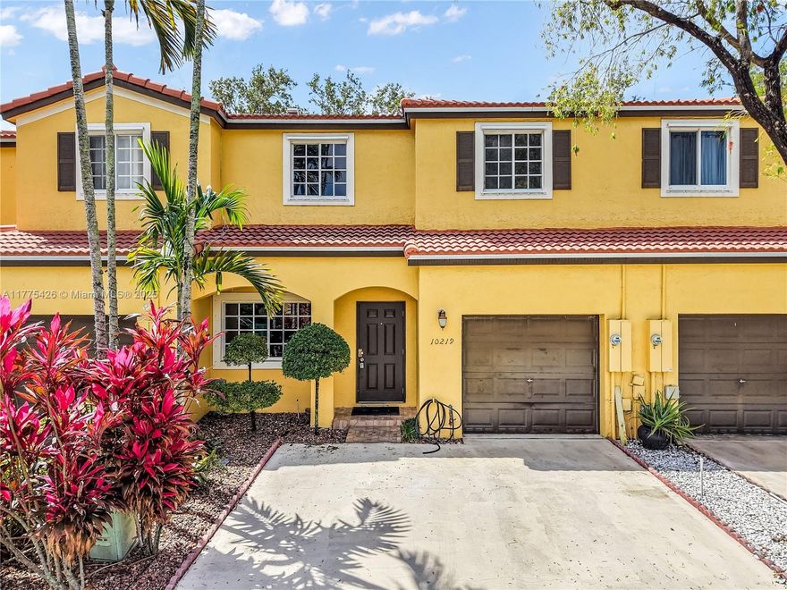 Discover a beautiful townhome in the heart of Miramar—an updated home that is move-in ready & meticulously maintained. Nestled in a secure gated community, this home offers 3 spacious beds, 2.5 baths, a versatile loft, & 1 car garage. LOW HOA fees, this is a pet friendly gated community with 24 hours security. Community amenities include beautifully landscaped walking paths & pools that enhance everyday living, with easy access to excellent schools, shopping, fine dining, & highways. Embrace the opportunity to live in a home where comfort meets functionality.