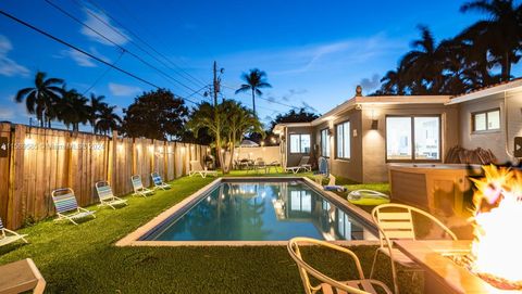 A home in Hallandale Beach