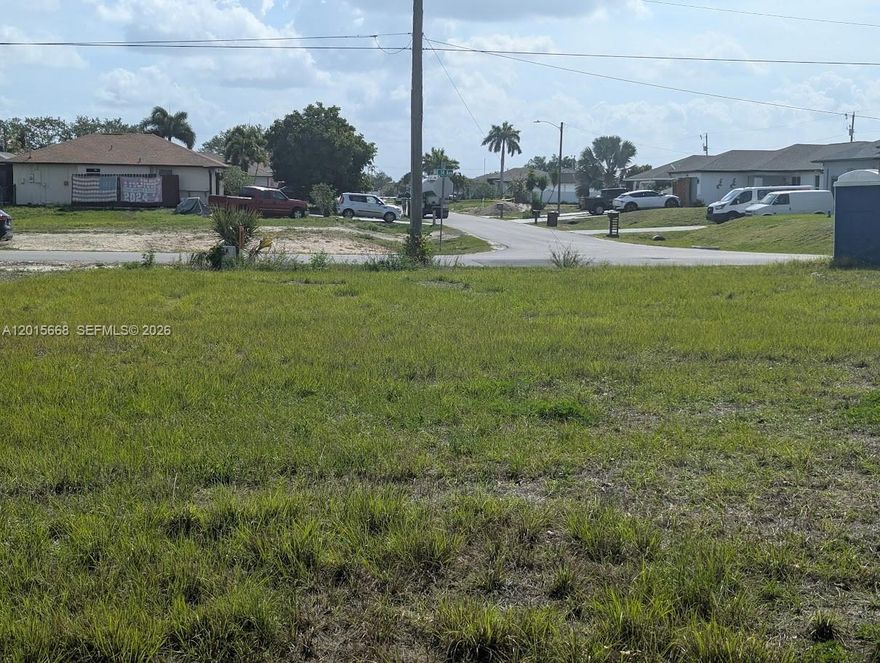 10,000 sq. ft. residential lot on freshwater canal.  Located in Diplomat neighborhood of Cape Coral in close proximity to Diplomat Elementary & Middle Schools and Fire Station.  On NE Cape Coral freshwater canal system, no gulf access, but connected to interior lakes through interconnected canals (boating, kayaking, fishing...).  City water & sewer and urban drainage infrastructure already in place.  No flood zone. Build your dream home and enjoy the best of Southwest Florida living!