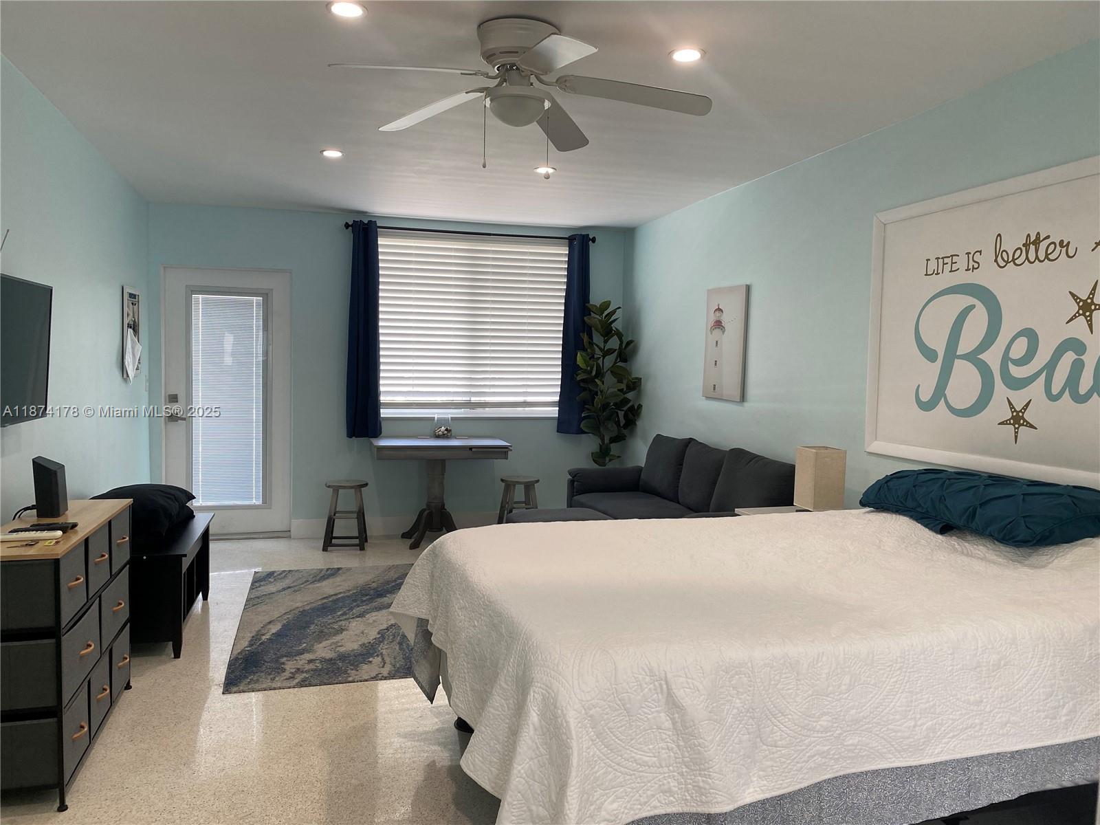 Charming studio just steps from the sand in Lauderdale-by-the-Sea. This fully furnished second-floor unit
overlooks the pool and offers everything you need for easy, beachside living. Inside, you'll find terrazzo floors,
central AC, hurricane impact windows, and a light-filled living space with modern coastal furnishings. Gated
community with a swimming pool, BBQ area, on-site laundry, and resident parking. Tucked in one of South
Florida’s most walkable beach towns, you’re just a short stroll to the ocean, the pier, and a variety of cafes,
restaurants, and local shops. Enjoy a laid-back, vibrant coastal lifestyle with everything you need right at your
doorstep.