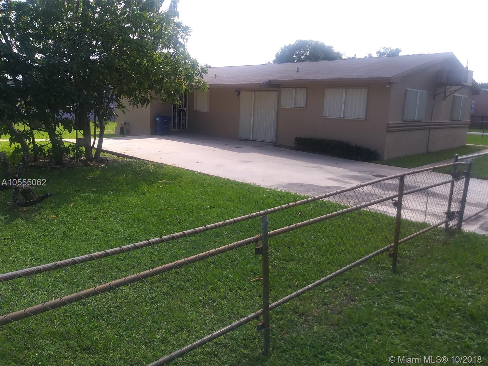 Live and Enjoy this one-story single Family Home - All rooms receive natural light -the garden invites you to enjoy fantastic BBQs. This is a 3 Bed / 2 full bath - The kitchen features include all SS appliances and a large counter for breakfast. Hurricane shutters all around -You can park several vehicles in the backyard. All rooms with closets and ceiling fans. NO PETS allowed. Credit +620 - No Evictions