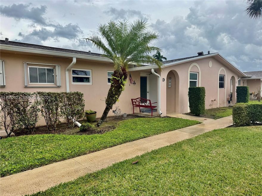 This beautiful, bright, and spacious villa-condo features one bedroom and one-and-a-half bathrooms. The Christhaven villas are located in a highly desirable 55+ community with resort-style amenities. The interior features a bright and open living area filled with natural light, flowing effortlessly into a large dining space perfect for entertaining. The kitchen offers ample cabinetry and a layout ready for your personal reimagining. Retreat to the generously sized primary suite, complete with an en-suite bath, while a second bathroom ensures comfort for guests. Enjoy your morning on the private patio overlooking a serene, lush green space, making this the perfect view for your dream retirement lifestyle.