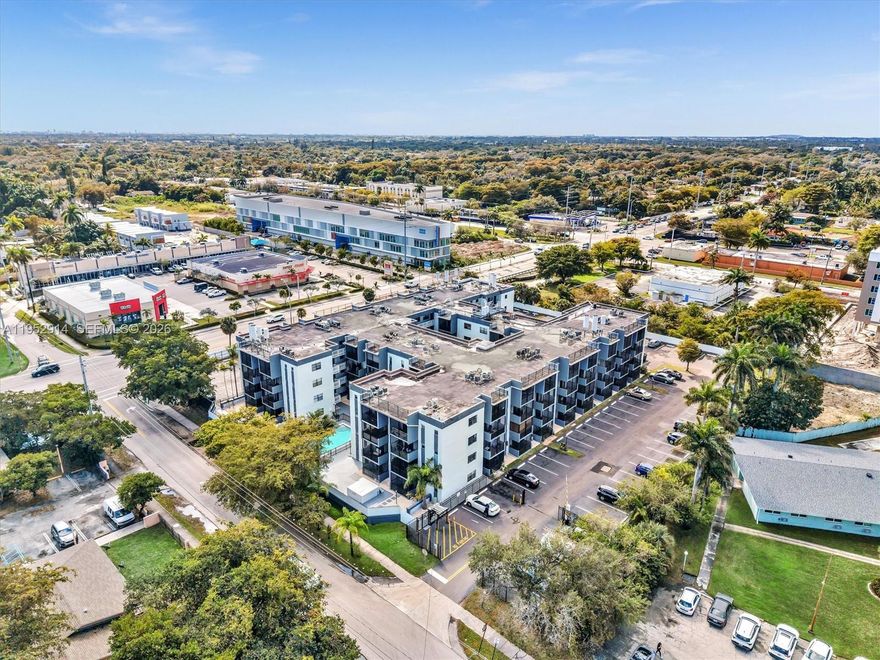 Large floor plan in the heart of Miami, this 1-bedroom, 1.5-bath first-floor unit offers approximately 700 SF of living space. The residence features a remodeled kitchen, updated primary bathroom, and renovated half bath, making it move-in ready. Ideally located steps from the pool with convenient ground-level access. The property is part of a well-maintained, primarily owner-occupied building, as rentals are restricted for the first five years, which supports long-term upkeep and pride of ownership. Low maintenance fee offers affordable living in a centrally located community with easy access to I-95, Downtown Miami, North Miami, and Aventura, as well as nearby hospitals, schools, shopping, and dining. An excellent opportunity for a first primary residence or first-time homebuyers seeking a remodeled unit in a stable, well-managed building.