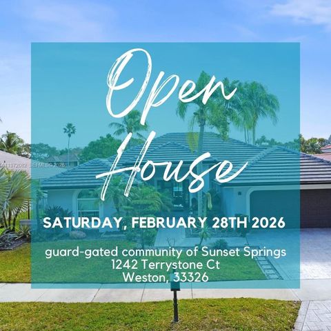 1242 Terrystone Ct Weston FL 33326