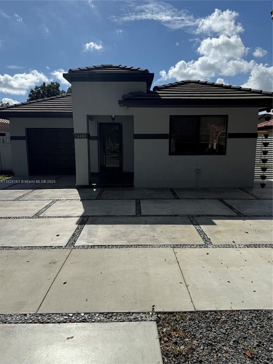 Beautiful home in desirable Kendall! Located a family-oriented neighborhood and being close to grade A schools, places of worship, shopping, dining, this home is perfect to raise family. Home has impact doors and windows throughout, new roof (replaced in 2023) new water heater (replaced in 2025) spacious driveway, stainless steel appliances, upgraded bathrooms, covered terrace not HOA. do not miss this great opportunity!