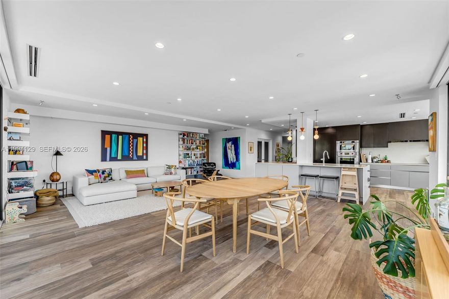 Beautifully renovated 3BR/3BA +Den (optional 4th bedrooms) residence offering unobstructed tropical views and abundant natural light.  Spacious open floor plan with a gourmet kitchen featuring Sub-Zero/Wolf appliances, impact windows, and smart home technology. Full service building with direct beach access, 24-hour concierge, heated pool, jacuzzi, fitness center, party and game rooms.  Located in Key Colony with resort-style amenities including guard-gated entry, 24-hour security, lap and ocean pools, poolside restaurant, Golden Hog Deli, convenience store, beauty salon, dog park, playground and 12 tennis courts.