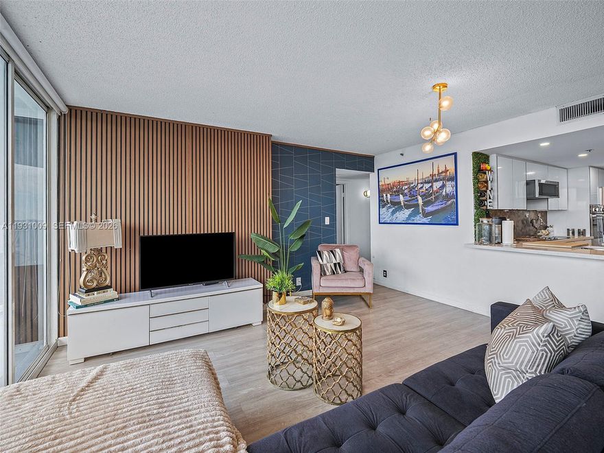 Stunning Corner Unit with Breathtaking Bay & Skyline Views

Experience elevated waterfront living in this beautifully renovated 2-bedroom, 2-bath corner residence offering 1,061 sq ft of refined living space. Enjoy two private balconies with spectacular panoramic views—Biscayne Bay on one side and the Downtown Miami skyline on the other. Floor-to-ceiling natural light enhances the open-concept layout, creating an inviting and modern atmosphere.

This move-in-ready home features brand-new appliances, including an in-unit washer and dryer, sleek contemporary finishes, and thoughtful upgrades throughout.

The full-service building offers resort-style amenities, including an Olympic-size swimming pool, Jacuzzi, marina, on-site restaurants, retail stores, hair salon, and more—delivering comfort, convenience, and a true waterfront lifestyle.

The building is financially strong, with reserves in place and no special assessments. Planned improvements include renovation of the lobby and replacement of all building doors, adding long-term value and appeal.

Ideally located in North Bay Village, a rapidly evolving waterfront community with multiple luxury condo developments planned over the next five years, this property presents an exceptional opportunity to live and invest in one of Miami’s most promising neighborhoods.

Luxury, lifestyle, and value—this is waterfront living at its finest.
Come live the dream and be part of the future of North Bay Village.