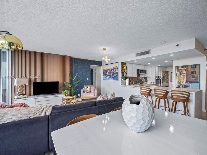 Stunning Corner Unit with Breathtaking Bay & Skyline Views

Experience elevated waterfront living in this beautifully renovated 2-bedroom, 2-bath corner residence offering 1,061 sq ft of refined living space. Enjoy two private balconies with spectacular panoramic views—Biscayne Bay on one side and the Downtown Miami skyline on the other. Floor-to-ceiling natural light enhances the open-concept layout, creating an inviting and modern atmosphere.

This move-in-ready home features brand-new appliances, including an in-unit washer and dryer, sleek contemporary finishes, and thoughtful upgrades throughout.

The full-service building offers resort-style amenities, including an Olympic-size swimming pool, Jacuzzi, marina, on-site restaurants, retail stores, hair salon, and more—delivering comfort, convenience, and a true waterfront lifestyle.

The building is financially strong, with reserves in place and no special assessments. Planned improvements include renovation of the lobby and replacement of all building doors, adding long-term value and appeal.

Ideally located in North Bay Village, a rapidly evolving waterfront community with multiple luxury condo developments planned over the next five years, this property presents an exceptional opportunity to live and invest in one of Miami’s most promising neighborhoods.

Luxury, lifestyle, and value—this is waterfront living at its finest.
Come live the dream and be part of the future of North Bay Village.