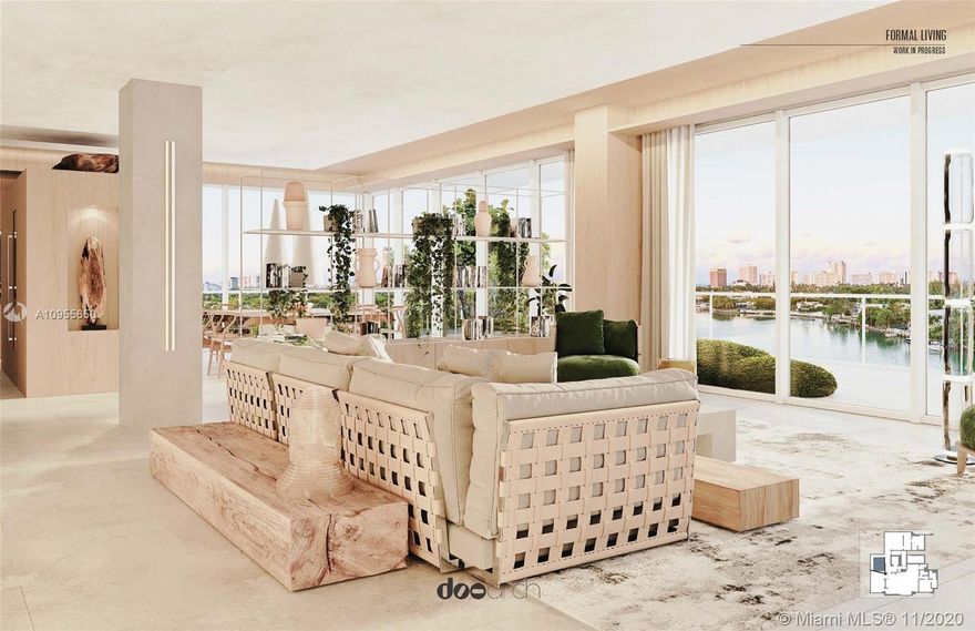 Biscayne Bay and Downtown views greet you as you enter this expansive light-filled corner residence. Finishes and features include stone and wood flooring throughout, Boffi kitchens, Gaggenau appliances, and Zucchini plumbing. Discover the private side of Miami Beach today at The Ritz-Carlton Miami Beach, comprised of 111 luxury Residences and Villas Designed by Piero Lissoni.