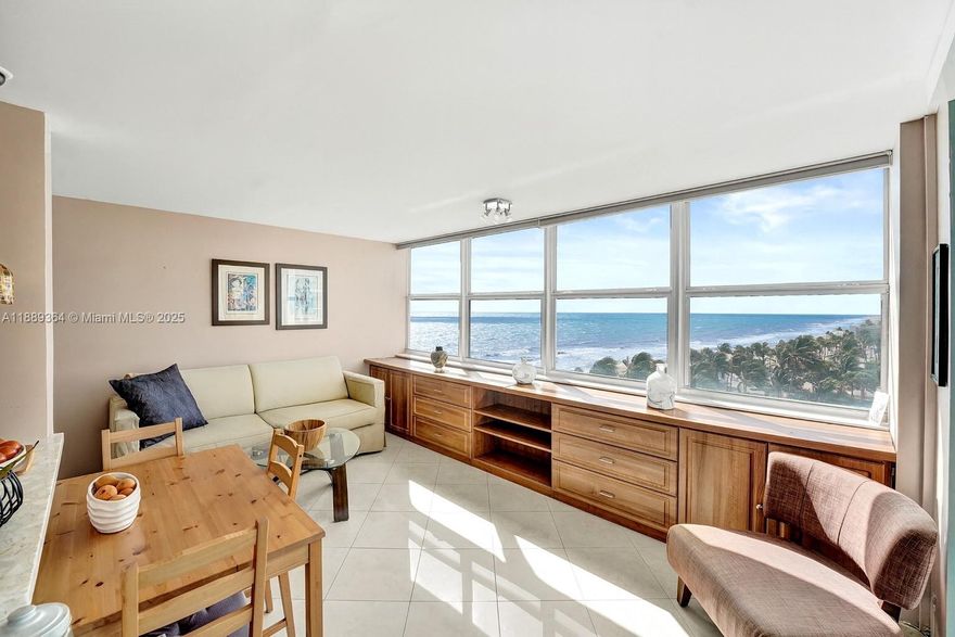 Move-in ready and fully furnished, this ocean-view condo at The Seasons offers a stress-free lifestyle right on Fort Lauderdale Beach. Featuring 1 bedroom and 2 bathrooms, brand-new kitchen appliances, and sweeping ocean + Intracoastal and sunset views. This turnkey home makes everyday feel like vacation. Resort-style amenities include an oceanfront pool, fitness center and clubhouse. Step outside to the sand, stroll to cafés, restaurants, and shopping, or enjoy nearby attractions like Hugh Taylor Birch State Park, Bonnet House Gardens, the Water Taxi, and annual events like Tortuga Music Festival and the Fort Lauderdale Air Show. This is a rare chance to lock in a furnished beach rental in a prime location. Schedule your showing today and secure your new South Florida lifestyle.