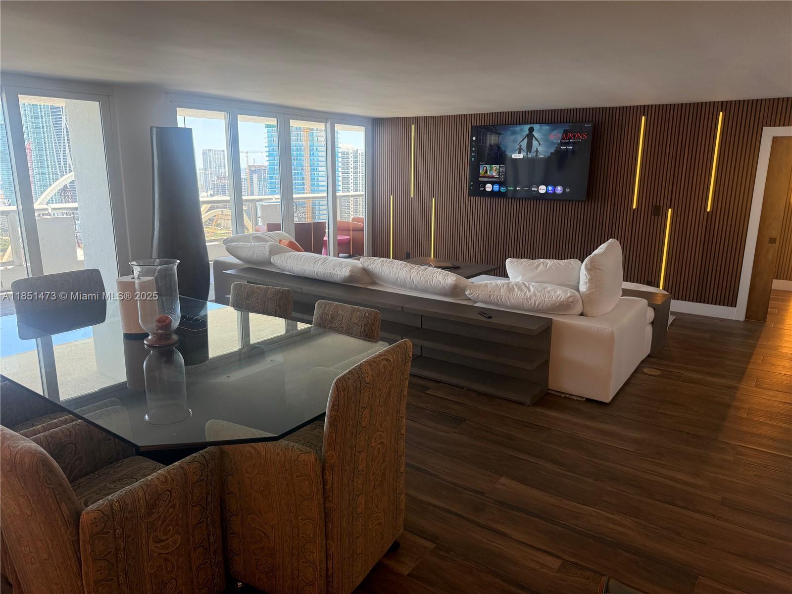 Penthouse | 2BR / 2BA | 1,509 Sq. Ft. | Fully Remodeled | Bay Views
Furnished and fully remodeled penthouse at The Grand, featuring 1,509 sq. ft., 2 bedrooms, 2 bathrooms, and stunning views of Biscayne Bay. Modern layout with luxury finishes throughout.
Located in the Arts & Entertainment District, The Grand offers 24-hour security, pool, jacuzzi, fitness center, marina access, restaurants, pharmacy, mini market, and more.
Next to Margaret Pace Park and near the Adrienne Arsht Center, Kaseya Center, Bayfront Park, and Port of Miami. Sea Isle Marina offers direct access to South Beach. Enjoy valet, room service, and special rates for boat slips. Minutes from Downtown, Brickell, Wynwood, the airport, and beaches. Six-month minimum lease required.