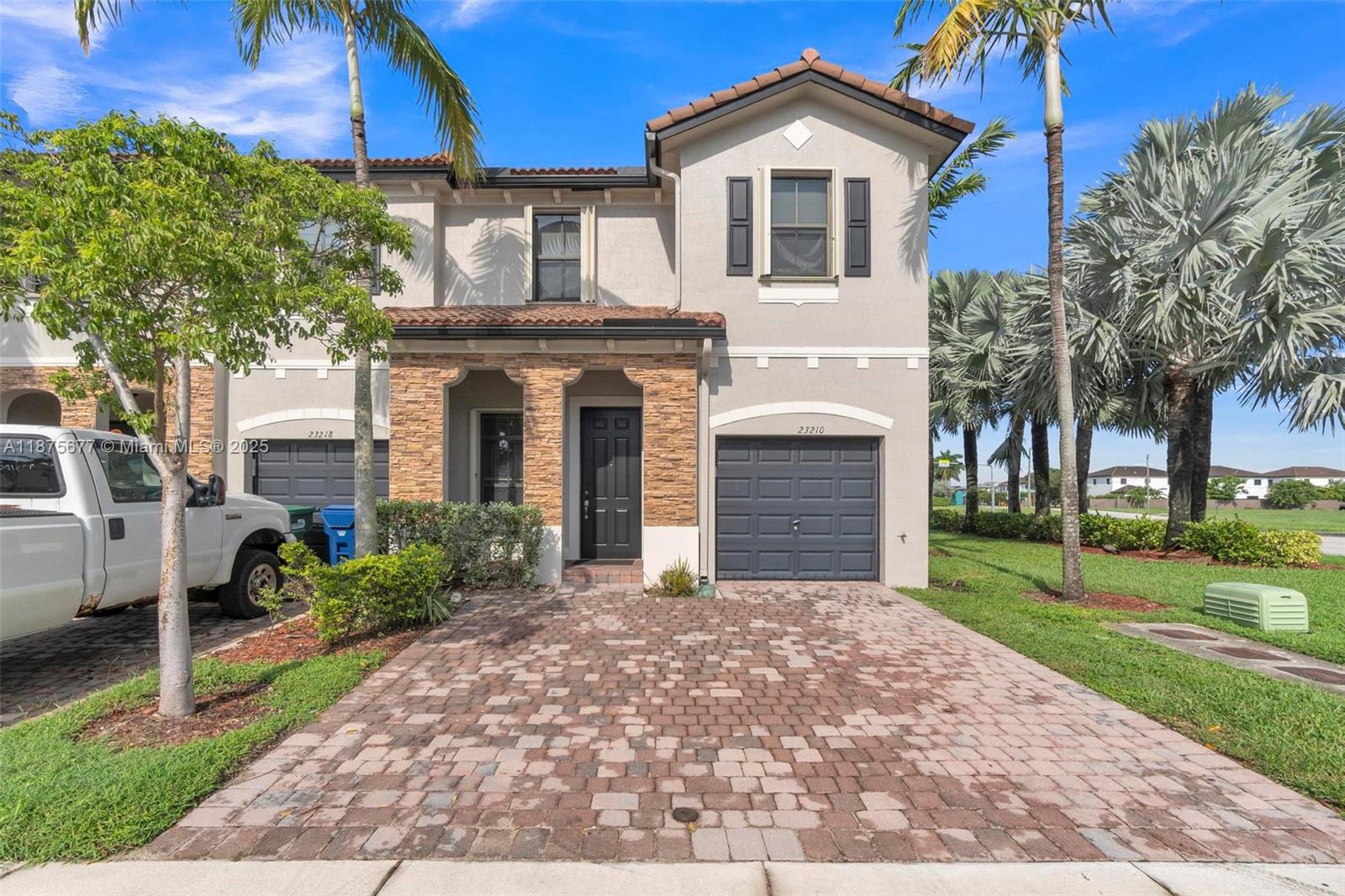 RENT THIS HOME TODAY! Beautiful 4bed/3 bath corner Townhouse w/ 1,896 sq.ft. in the desirable Silver Palms Community! Home features an open layout, tile downstairs & vinyl upstairs, a formal living room & a fully equipped kitchen w/ Stainless steel appliances overlooking the dining & living areas. Filled with natural light, this home offers a large primary suite with dual sinks, shower, and oversized walk-in closet. Secondary bedrooms are spacious, with full bath and convenient laundry closet upstairs. 1 bed and 1 bath located on 1st floor! Enjoy the tastefully designed covered terrace, perfect for entertaining. Silver Palms offers resort-style amenities including oversized pool, gym, kids’ play area, clubhouse, and more. Move in with only 1st month + Security deposit—your new home awaits!