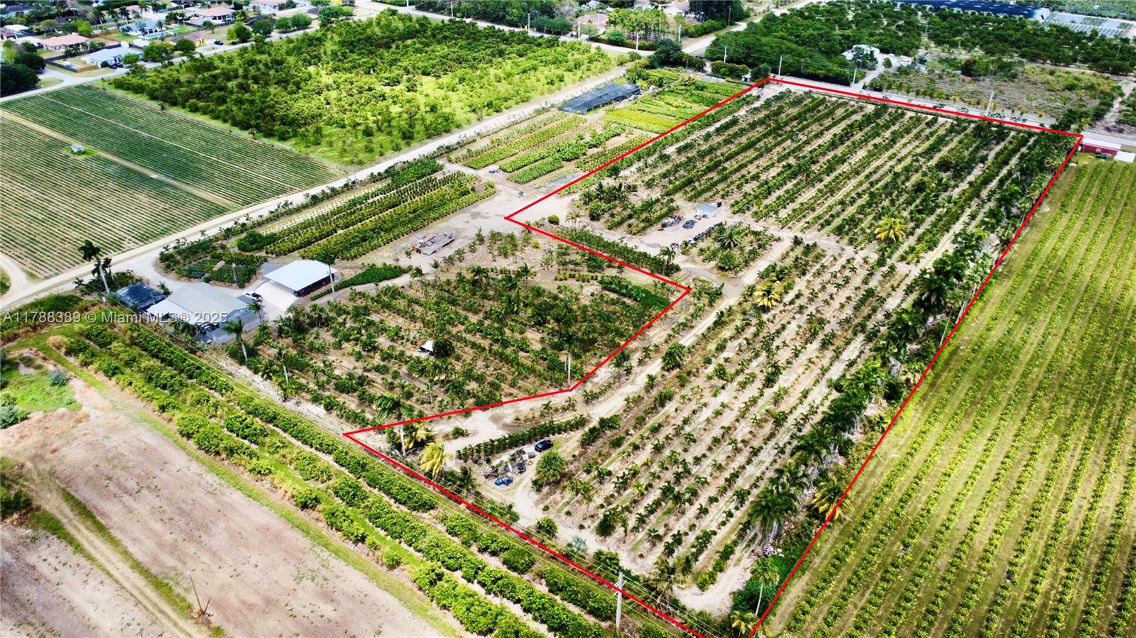 Come build your dream home or farm on this 8.61 acre piece of the Redlands! Currently growing a variety of
Palms, Located in a very desirable area, 450 ft of frontage on to 202 Ave. Close to many shops but just outside the
city! Tree inventory not included in sale, However willing to negotiate.