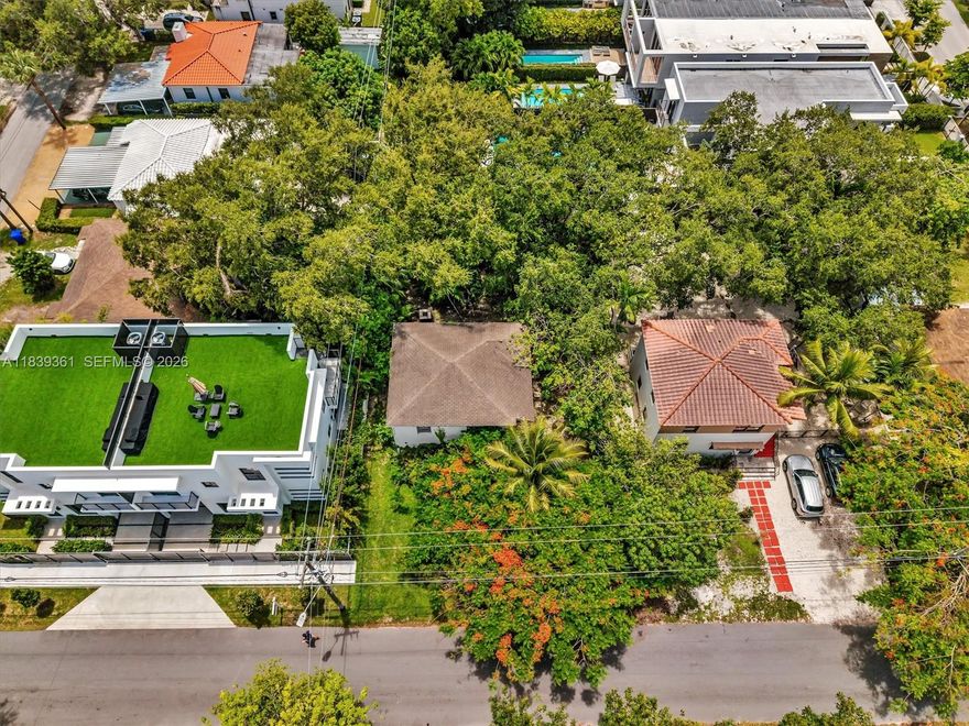 Rare development opportunity in the heart of Coconut Grove! Fully leased, income-producing duplex on a 6,000 SF duplex-zoned lot with two excellent tenants in place. Ideal for new construction, build two luxury townhomes (approx. 1,845 SF each, 3 bed / 3 bath). Estimated hard cost is $200/SF, with a projected all-in cost of $1.3M per townhome. Resale comps in the $1.6M+ range offer strong upside for developers. Utilities at street. Lot may be split, buyer to verify with city. Prime location near parks, shops, schools, and dining. Drive-by only; do not disturb tenants. Showings will be scheduled for serious buyers only. Conceptual plans available for illustration purposes only.