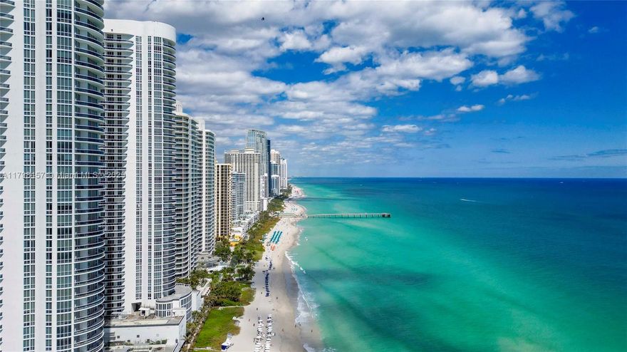 The BEST 3 bedroom 3.5 bath unit at Trump Tower in Sunny Isles Beach. Unique designer details and furniture, marble floors, custom kitchen, electric blinds, smart AC controls and Bose home theater. This is the most desirable line in the building and features stunning views of the ocean and city skyline. Each room boasts a private balcony, and the building offers a range of amenities, 2 parking available. Turn key, fully furnished, just bring your toothbrush!