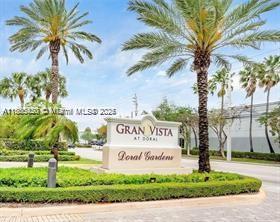 Spacious 2-bedroom, 2-bath condo located in the desirable community of Doral Gardens. This bright unit features a comfortable layout with tile flooring, ample closet space, and a private balcony. Gated community with 24-hour security, pool, clubhouse. Centrally located near Miami International Airport, major highways, restaurants, shopping, schools, and Downtown Doral. Perfect for anyone seeking comfort and convenience in the heart of Doral!