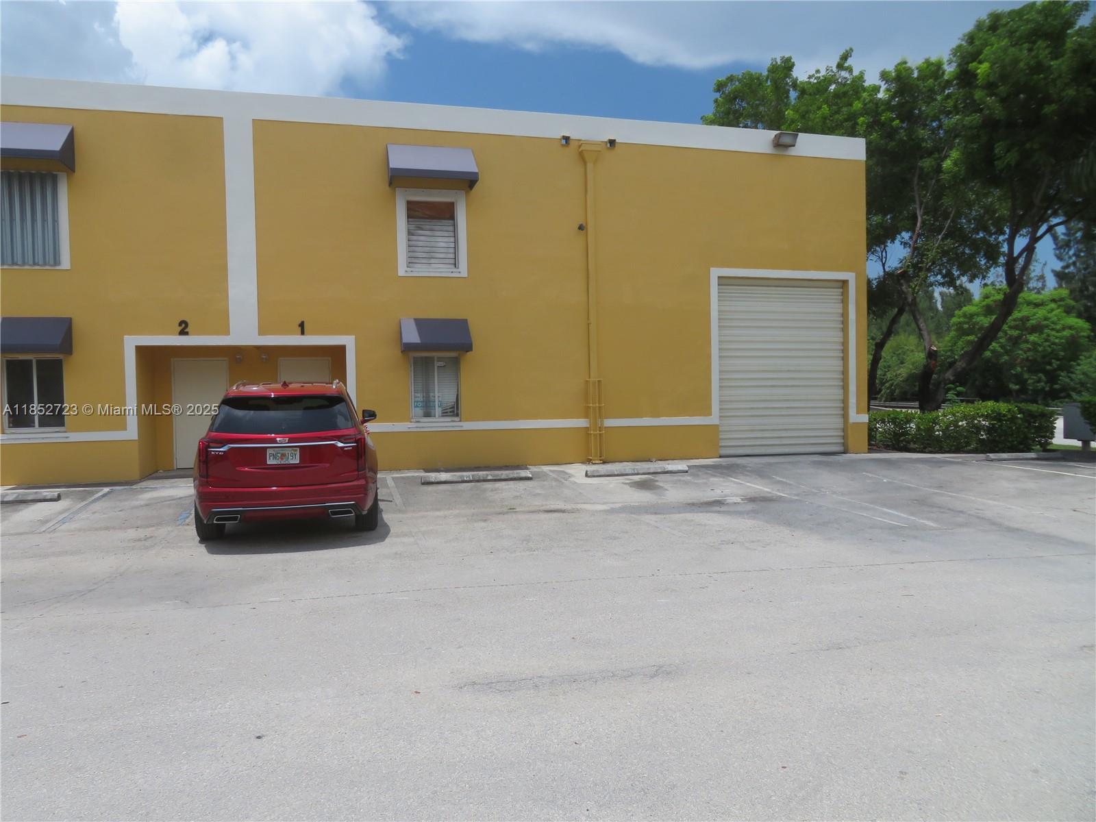 Excellent Corner Unit, freshly painted. Great opportunity to Lease below market Value, includes a second floor mezzanine, 5 assigned parking spaces, ADA Bathroom, Small Office, 3 Phase Electric, 20 Ft. Ceiling height, Ready to move in, No Mechanics, Car storage, Cabinet makers or Granite / Stone Work permitted. Easy access to Palmetto Expressway, Okeechobee Road, Turnpike and I-75. price per month including sales Tax $2,678.00.Tenant Must be Approved by the Association. Please Contact Listing Agent for Showing. Tenant must come in with First month, Last Month, and Security deposit totaling $7,956.