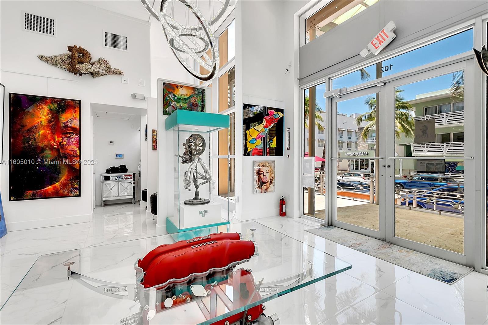 Invest in prime commercial retail condos CU-104 and CU-102 at the prestigious Shoppes of Il Villaggio on Ocean Drive, Miami Beach. These units, positioned on the bustling South Beach oceanfront, benefit from high visibility and significant foot traffic, surrounded by upscale retailers, hospitality, and restaurant venues. Steps from The Collins, a $47M redevelopment project of the Historic Bancroft Hotel.
Both units, totaling 2,623 SF, are occupied by a fine arts gallery under a 5-yr lease with a renewal option, for steady revenue and enhancing the property's prestige. Listed at $4.65M for both units, this high-end investment opportunity promises continued growth and profitability in a sought-after market.
- CU-102 MLS #: A11605010
- CU-104 MLS #: A11600603