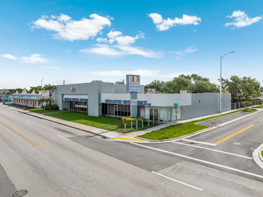 An rare opportunity to acquire a multi tenant medical office building in the heart of Hialeah with below market rents. This meticulously maintained building is strategically designed to accommodate diverse medical needs, currently home to seven (7) established tenants. The property sits on an approx 43,000 SF lot (three folios)
Key Features:
* Dedicated Gated Parking (42 Spaces)
* Medical-Specific and medical adjacent Build-Outs
* Strategic Hialeah Location with Excellent visibility

Do not disturb tenants. All showings by appointment only.