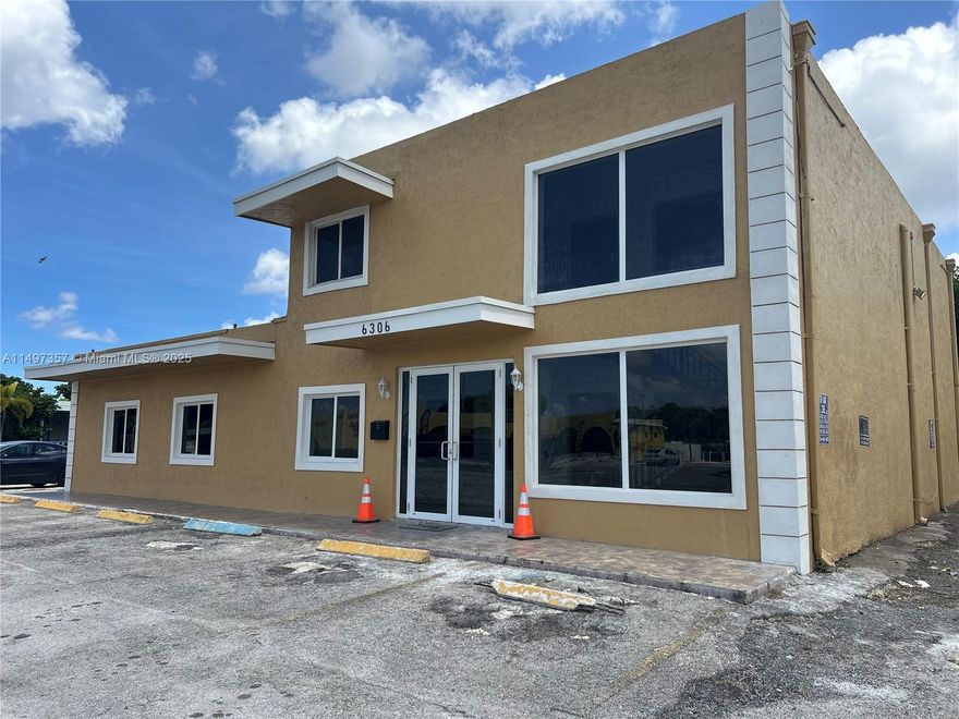 The subject property is a freestanding retail/flex building on two parcels totaling 4,362 SF of space on a 12,346 SF lot near the Florida Turnpike and SR 7/441. This investment offers ongoing renovations with income potential. Upgrades include hurricane-resistant windows/doors, fresh paint, and a remodeled staircase. With a concrete roof, the building may be raised by two additional floors. The downstairs unit is currently leased to four tenants configured as church space, generating immediate income. All tenants are month-to-month and can vacate, making this property ideal for an owner-user or investor.