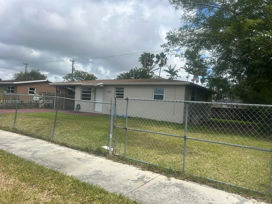 Nice single family home 3 bedrooms 1 1/2  baths. This property features tile flooring throughout, offering both style and easy maintenance.  Enjoy a spacious fenced backyard, perfect for entertaining or pets to play safely. The home also comes with brand new appliances. NO HOA.
