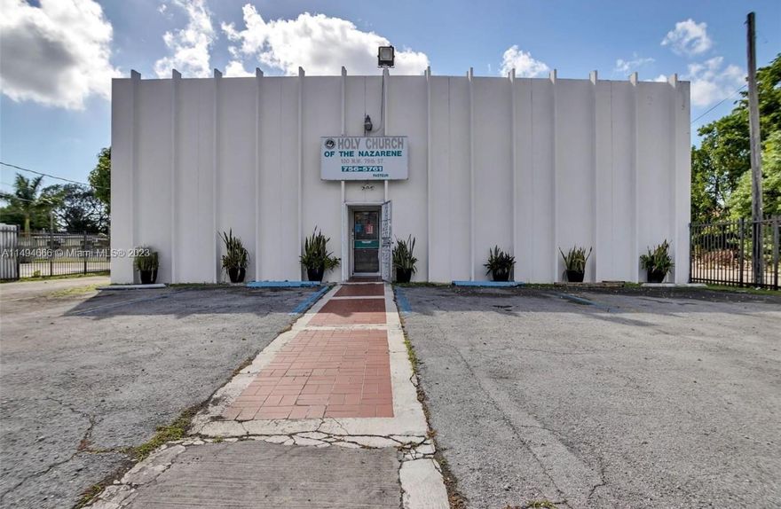 This 0.46-acre property boasts a large yard both in front and back, offering ample space for outdoor activities and events. Whether you're looking for a new home for your congregation or seeking a smart business investment, this property is a gem. Strategically situated in Miami's most popular area, it's easily accessible and surrounded by a vibrant community. Don't miss out on this fantastic opportunity. Contact us today to schedule a viewing and make an offer!