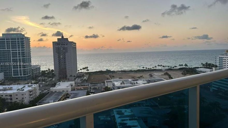Beautiful unfurnished large 1 Bed/ 1,5 Ba, located in the Heart of Miami Beach in one of the best buildings in the North Beach area, Walking Distance to the Ocean and Beach!. This Tower Suite faces East and has gorgeous Ocean Views, Huge Living Room, High Ceilings (11 feet), Walk-in closets, FRESHLY PAINTED, Many Amenities Including 24 hour security, Laundry Facilities, Bay front Pool, Attended Lobby, Valet Service, Sauna, Fitness Center and Club room. Blocks away from Publix, Upscale restaurants, minutes to Bal Harbour and South Beach , Pet Friendly, cable and valet 1 space included.
Call listing agent at (305) 833-6359 or (305) 923-2581
