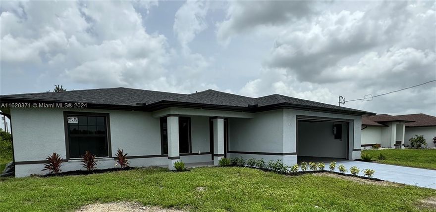 Great location!! Excellent for investors and homeowners in very quiet area..Single family home with 3 bedrooms 2 bathrooms, laundry, garage for two cars,impact windows, tiles throughout the house, complete renoveded property everythings brand new! huge patio space for a pool. No H.O.A. Don't mis this affordable opportunity to invest or live on thi beautiful area.