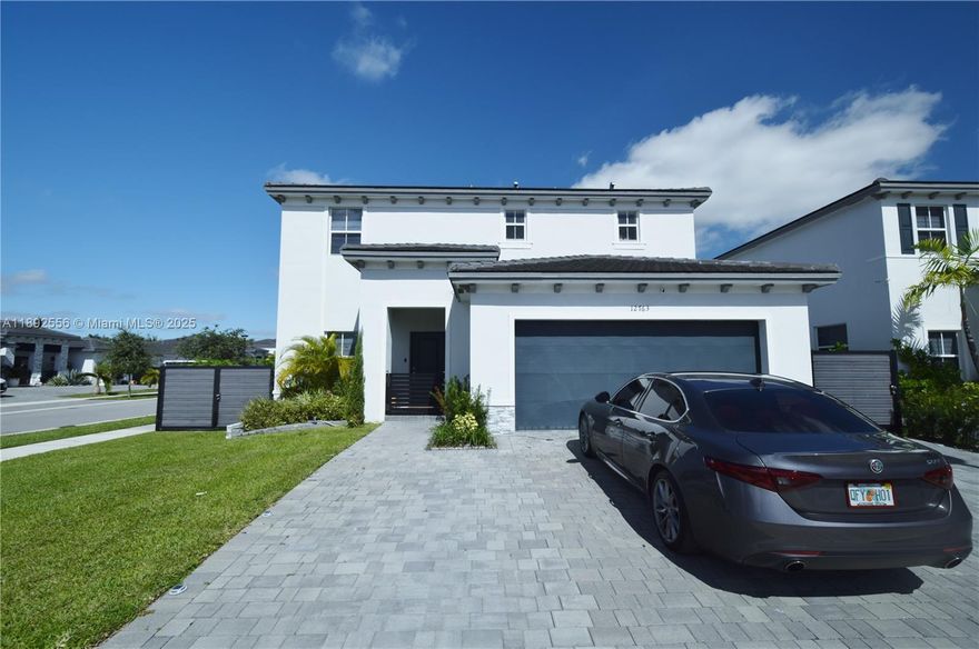 !!!ROOM FOR BOAT & RV on a CORNER LOT & NO HOA!!! Great Home nestled in SW Miami Dade with close proximity to Turnpike and BLACK POINT MARINA for all the boaters. Property only 3 years old and built in 2022 everything is in excellent condition. Features Wide Open Floor Plan with 2 Car Air-Conditioned Garage. Custom Tray Ceilings, Lighting and Window Blinds. Large Rear Patio with Pergola and Privacy Fence that offers multiple exit ways to main street. Utility/Laundry located on 2nd floor as well as all 4 bedrooms. Lots of Cabinetry and Storage as well as kitchen island and S/S Appliances. Easy to show ready to sell!