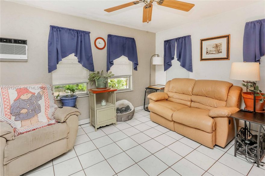 Investor opportunity, in an unbeatable location surrounded by new developments (Zoned Mixed Use), minutes from Downtown Hollywood, the beautiful beaches, and the city’s vibrant local events. Unit #1 (owner-occupied) was updated 7 years ago with modern kitchen cabinets, countertops, and a gas stove. Unit #2 is vacant and includes an electric stove. Both units have separate electric panels. Property features lush fruit trees, a detached laundry room, two parking spaces (1 per unit), a single water meter, a new roof (2018), and updated plumbing under both kitchens. Termite tenting was done 5 years ago and inspected June 2nd with clean inspection, and a 4-point inspection was completed in July. Don’t miss the opportunity to own a piece of this sought-after community in the heart of Hollywood!