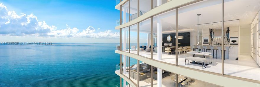 Breathtaking Four bedroom residence in the sought after boutique tower of Estates at Acqualina. Residence will be delivered fully turn-key and furnished by Luxury Living. Be one of the first to call Estates home!