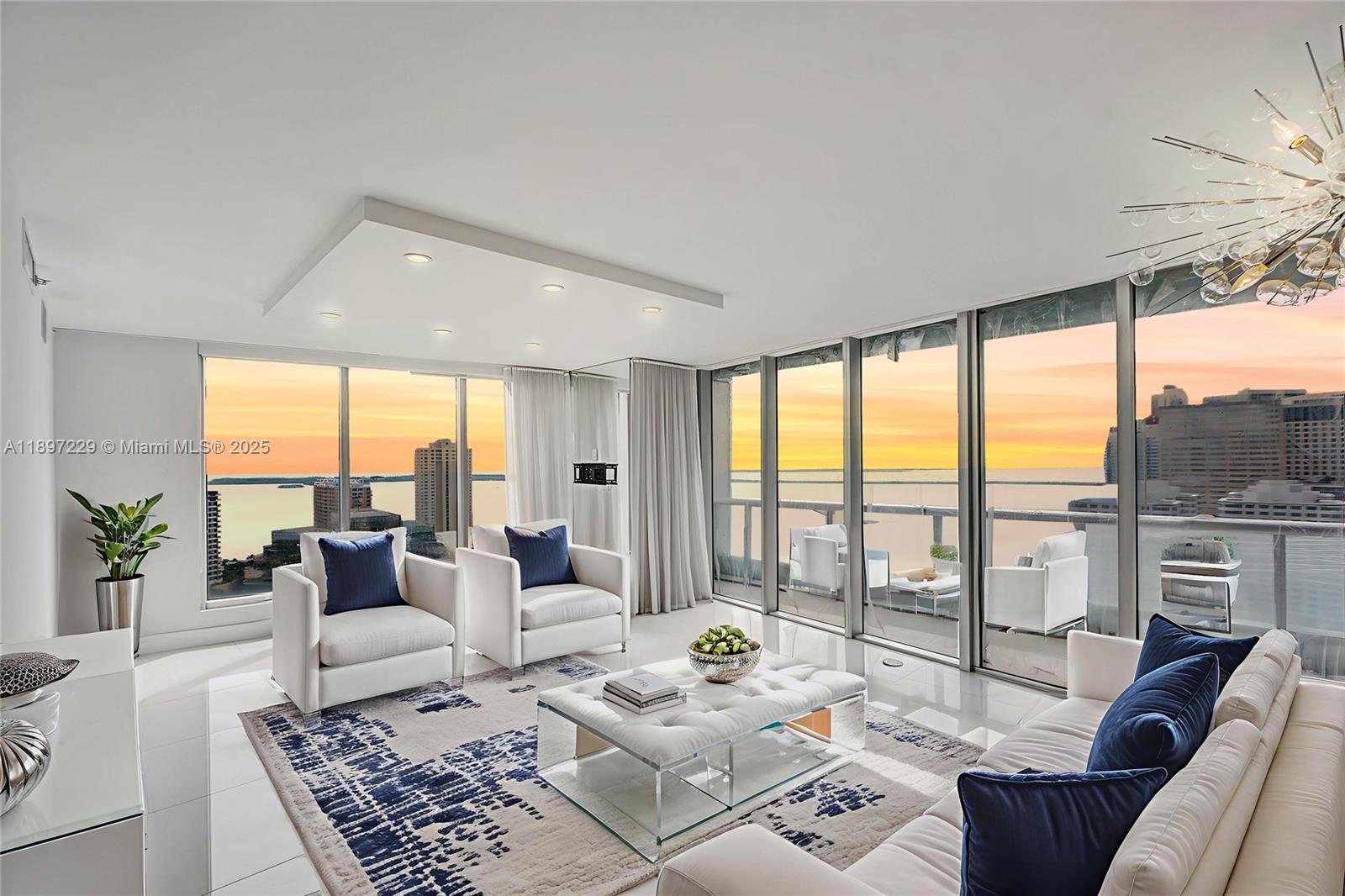 RARE, renovated & Freshly painted, bright 3/2 corner unit!! Barely used, unit is in immaculate condition! Stunning high-floor SE water views, luxury upgrades like premium marble flooring, sumptuous bathroom cabinets, huge custom walk-in closets, designer doors, & more! BEST price sought-after coveted 01-line high floor in Icon Brickell by Philippe Starck. Icon known for 5-star resort amenities & EASY to get to I-95 / Downtown, home to 2 elite restaurants. Short walk to City Center, Whole Foods, & endless entertainment. Largest residential condo pool in the area, resort-style oasis for relaxation. Equinox style fitness center equipped with state-of-the-art facilities, indulge in the ultimate spa & lavish baths. NO SPECIAL ASSESSMENTS! NO airbnb allowed. Vacant, EASY to see! LOW HOA fees!