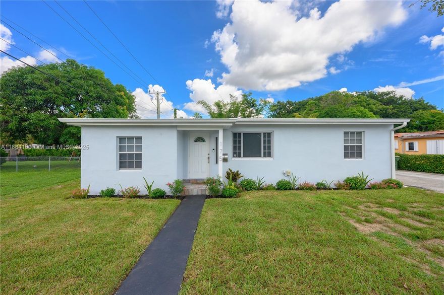 Experience elevated living in North Miami. This impeccably renovated 4-bedroom, 3-bath residence exudes modern elegance and timeless design. The heart of the home is a brand-new kitchen, appointed with sleek custom cabinetry, premium appliances, and refined finishes that inspire culinary creativity and are perfect for entertaining. Every detail has been meticulously updated—from the plumbing and electrical systems, floors, resurfaced walls, and brand-new ceilings—All work was completed with full permits for your peace of mind. Step outside to a resort-style oasis featuring a newly built pool, set on a generous lot just under 10,000 sq. ft. Perfectly turnkey, this masterpiece is ready to welcome its next discerning owner.