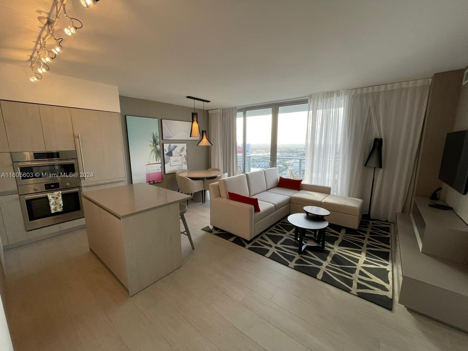 DAILY AIRBNB ALLOWED. Income producing condo-hotel owner's unit with exclusive benefits for owners only. Sophisticated vacationers seeking an immersive experience from swimming, sunning, outdoor tennis, to gathering under the stars for al fresco movies. Dining, and drinks overlooking the ocean, guests will revel in the full luxury experience. Daily housekeeping is only serviced upon departure so you can enjoy in the comfort of your own home. Fully equipped chef-quality kitchen w/ stainless appliances, granite countertops, 24-hour concierge and valet services, jacuzzi, bar, grill, poolside food and drinks, cabanas, spa, state-of-the-art fitness center, outdoor tennis court and movie theater, racquetball and basketball court, beach club access: beach lounge chairs, towels & umbrellas)