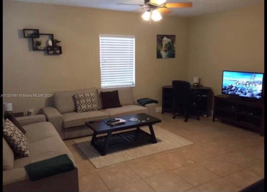 BEAUTIFUL FURNISHED HOME IN NORTH MIAMI BEACH. 2 BEDROOMS, ONE BATHROOM.HOUSE IS ONE BLOCK FROM SNAKE CREEK CANAL! FOR RENT FOR 6 MONTHS OR LESS. BEAUTIFUL FURNITURES AND NICE BIG BACK YARD.65" TV's IN LIVING ROOM AND BEDROOMS, LAUNDRY ROOM. INCLUDES WATER AND GARBAGE, CABLE AND INTERNET, GARDEN SERVICE.
Equal Housing Opportunity.