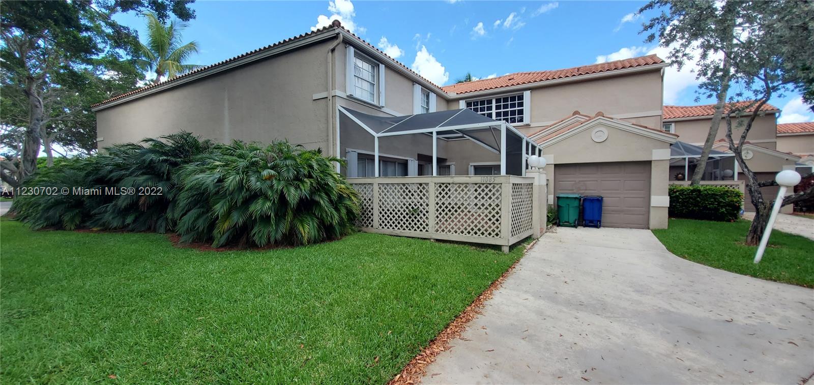 LOOK NO FURTHER! FULL PROFESSIONAL REPLACEMENT OF THE POLYBUTYLENE PIPES (UPDATED PLUMBING IN THE ENTIRE HOUSE) HAS BEEN COMPLETED AND READY TO FINANCE WITH NO INSURANCE ISSUES...This 3 bedroom 2.5 bathroom corner unit townhouse with a 1 car garage is located in the very sought after gated community of Embassy Courts! Spacious master bedroom, large family room with separate dining room and screened private courtyard make this townhouse great for entertaining. Accordion shutters installed for storm protection. This resort style community of Embassy Lakes features Olympic pool, tennis courts, basketball courts, playgrounds, club house, all A rated schools and is close to major highways & entertainment!