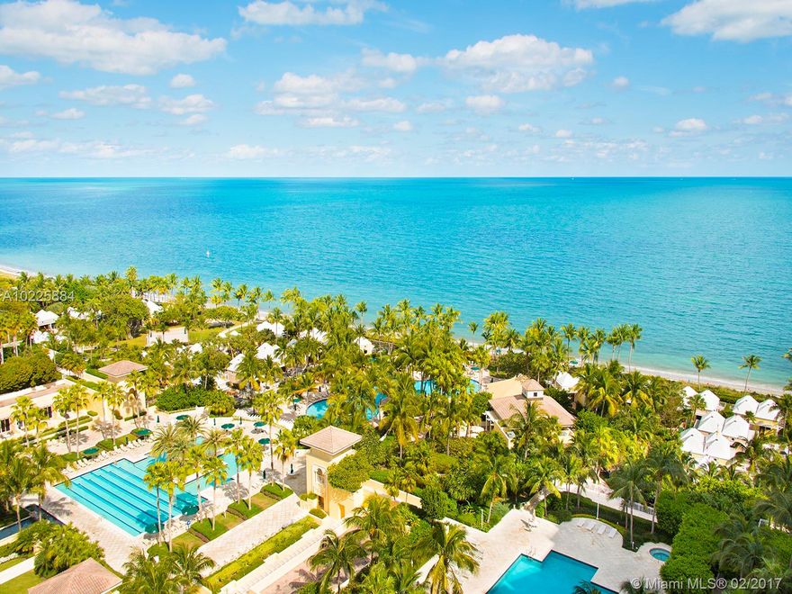 This Ocean Tower One Penthouse is truly a gem in the sky. Its unobstructed views of both the Atlantic Ocean, Biscayne Bay, and Downtown Miami are truly unique. Ocean Club is resort living at its finest, and has all the amenities one would expect from a world class community, featuring easy access to its beach, tennis, clubhouse, pools, dining, spas and much more. Ride the elevator straight into your own foyer and enjoy the enormous media room and rooftop terrace this unit has to offer.